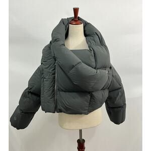 IZZY DU Sz S M Gray Puffer Coat Jacket Neptune Short